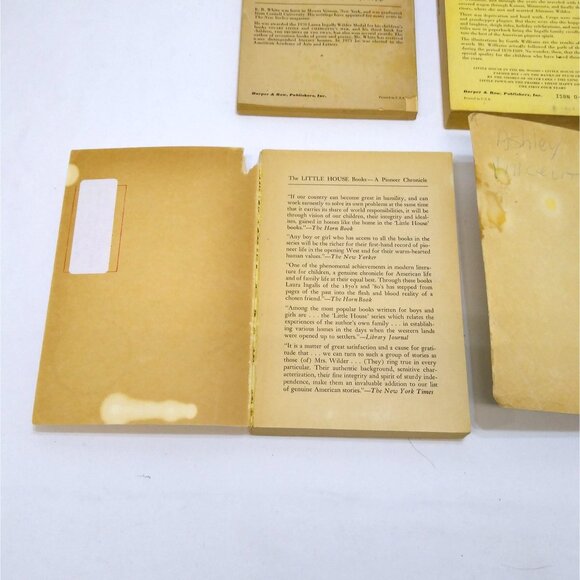 Harper Trophy Books Charlotte's Web Farmer Boy (2) On The Banks Of Plum Creek - Picture 4 of 14